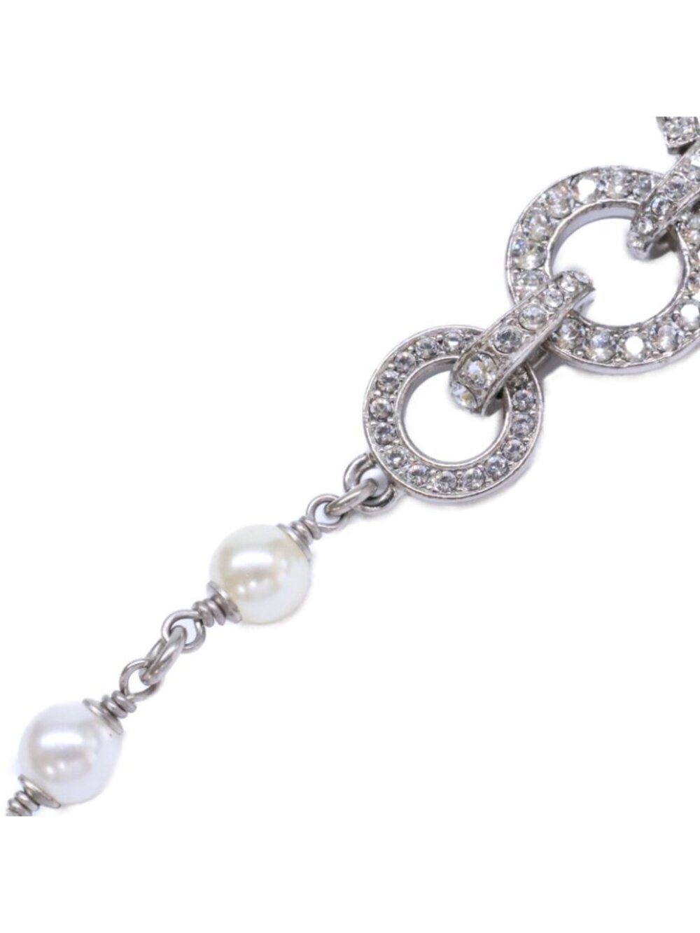Chanel Rhinestone CC Logo Chain - Picture 4 of 10